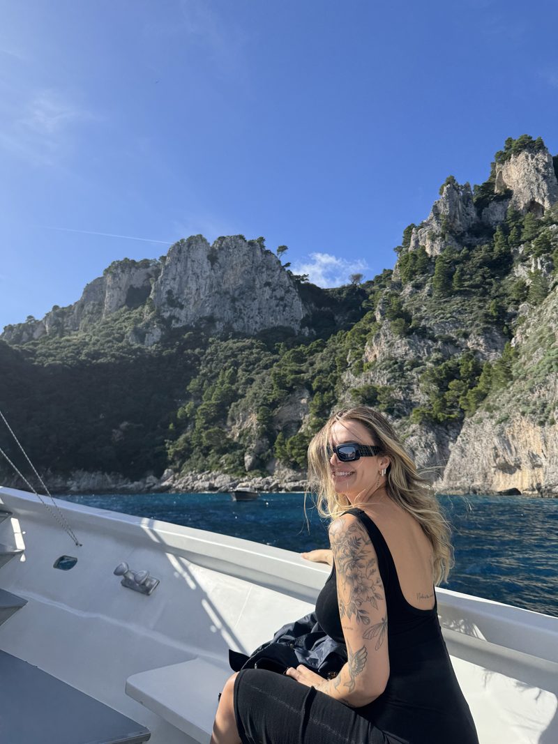 Cristine em Capri, Itália